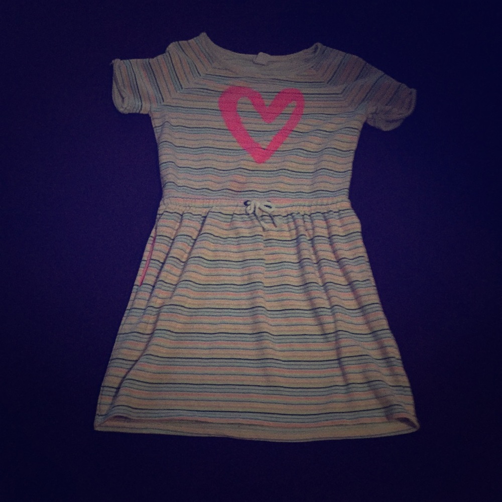 Colorful stripped Girls dress.